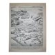 Lithographie • Port ancien 2, bateau, commerce • Gravure originale de 1898