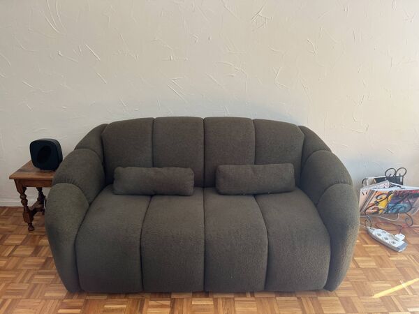 Canapé kaki convertible teddy mobilier de france