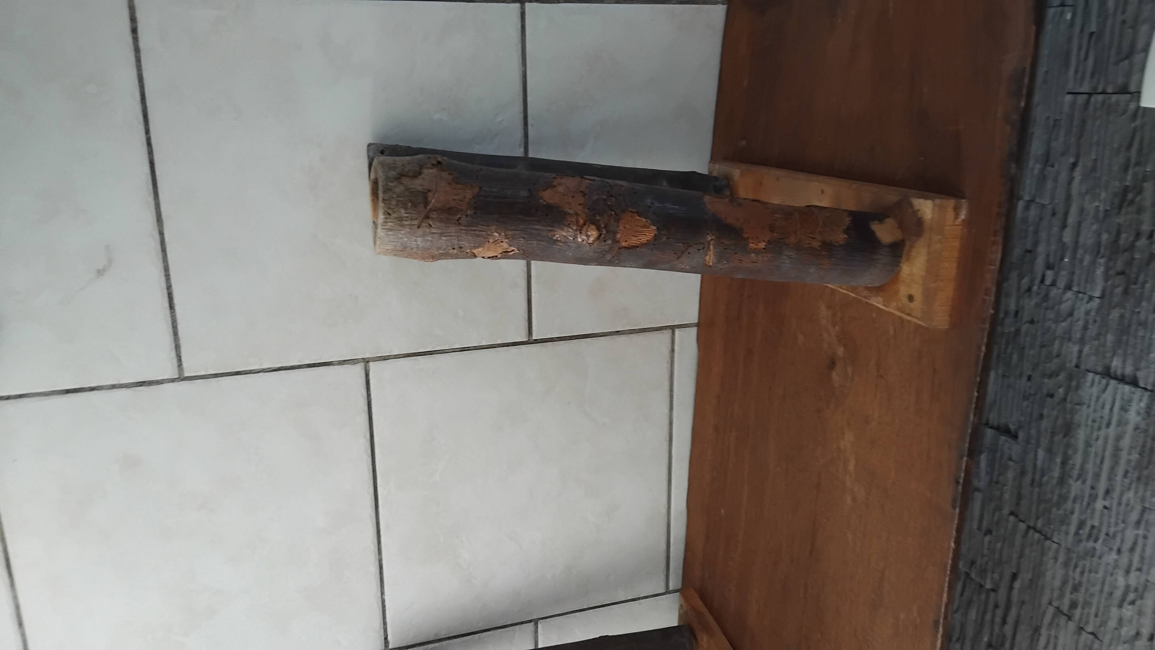 Vintage Brutalist Coffee Table in Solid Oak