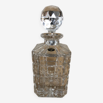 Bohemian crystal whiskey decanter from the 1950s