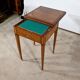 Mahogany and marquetry games table, Art Nouveau, 1920
