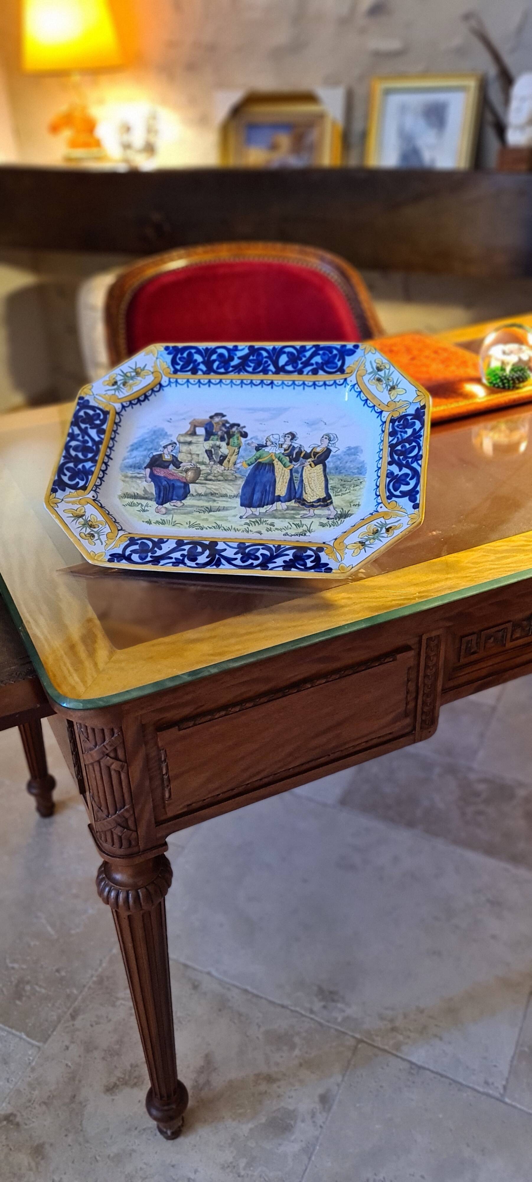 Large Breton dish