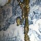 Bronze Tulip Sconce opaline 30 years