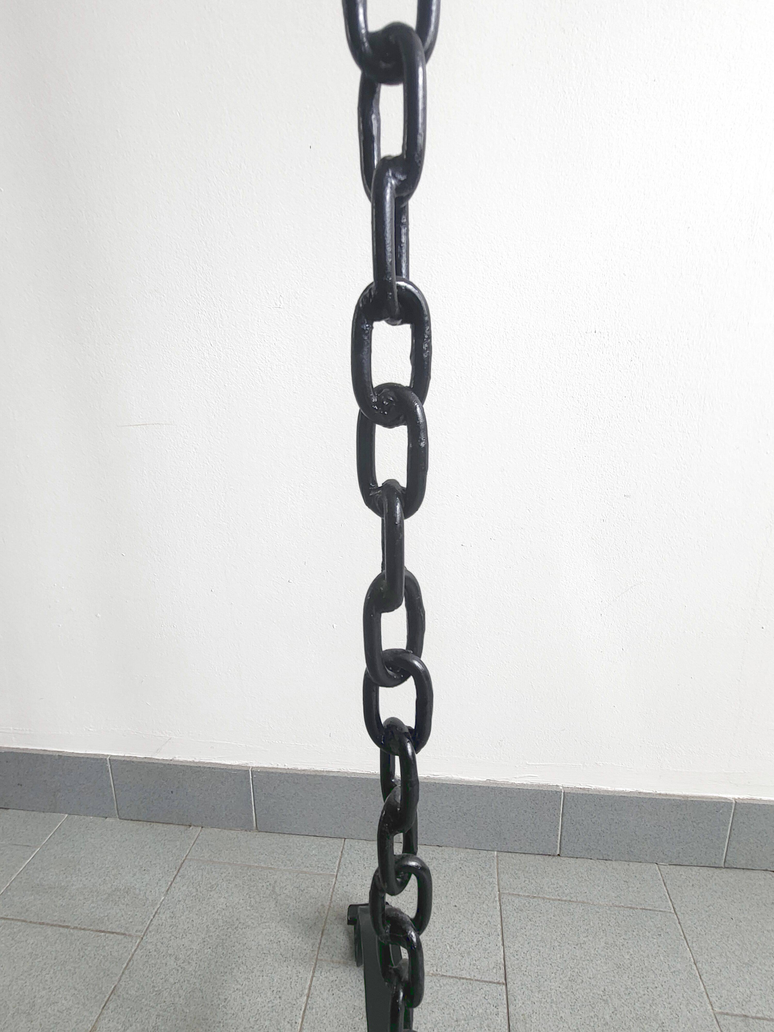 Vintage chain floor lamp 1970