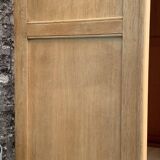 Parisian art deco wardrobe sliding doors solid raw oak