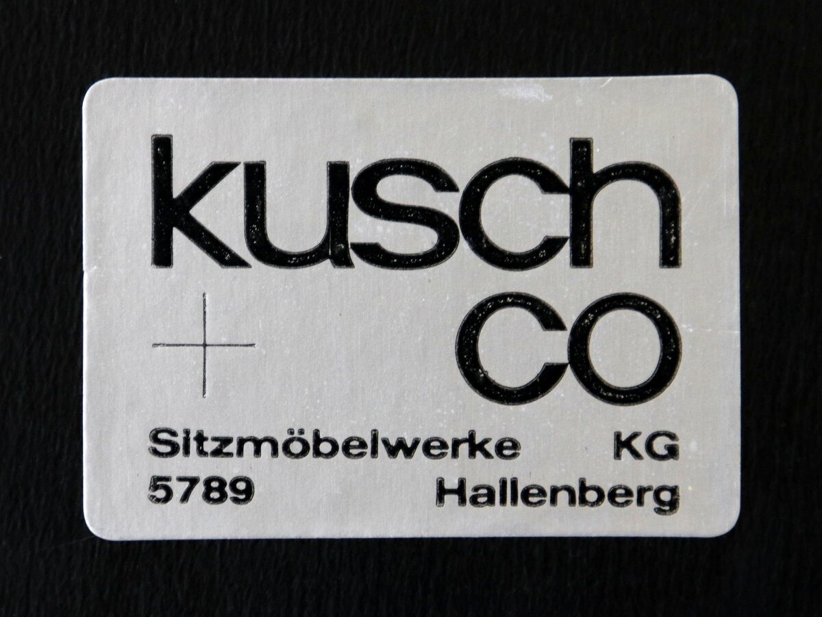 Set of 4 Kusch & CO armchairs, Germany, the '80s.