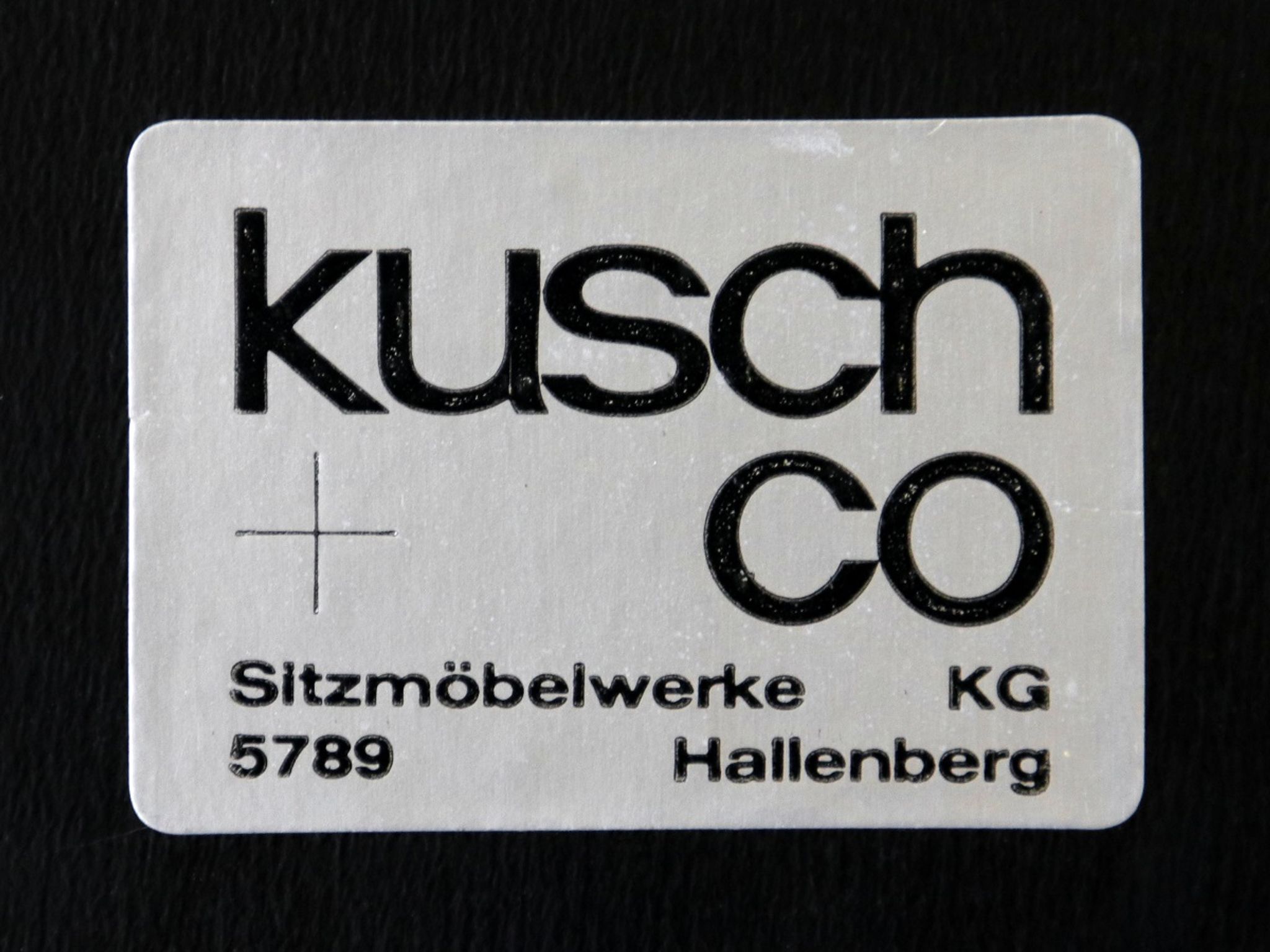 Set of 4 Kusch & CO armchairs, Germany, the '80s.