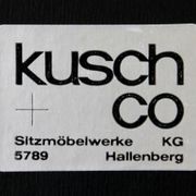 Set of 4 Kusch & CO armchairs, Germany, the '80s.