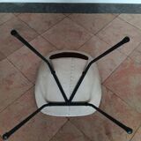 Rare Pair of "Tonneau" Chairs in Aluminium by Pierre Guariche (1954)