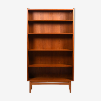 Mid Century Danish Conical Bookcase in Teak by Johannes Sorth