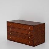 Commode à tiroirs en bambou, Italie 1970