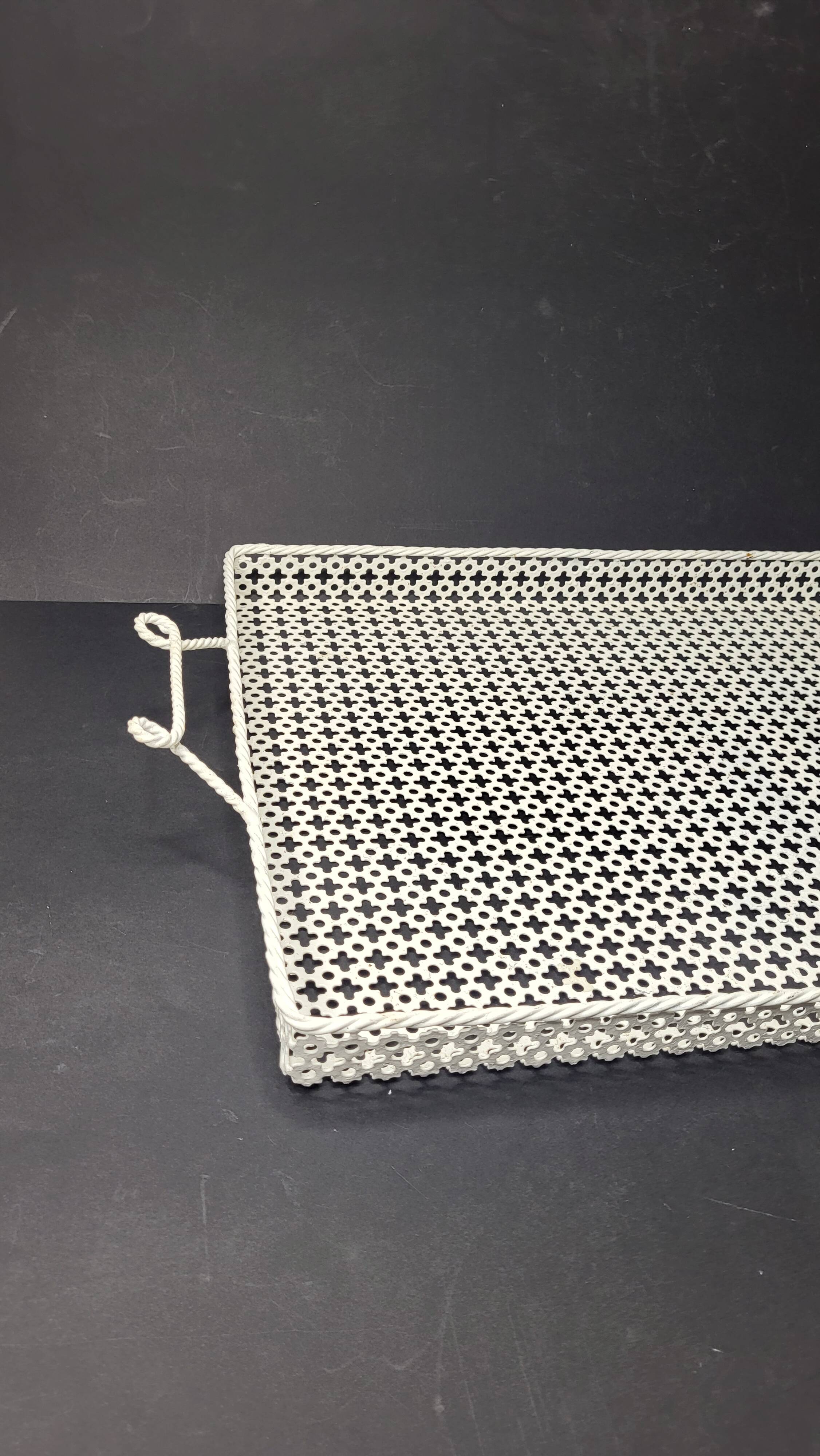 Perforated metal tray Matégot