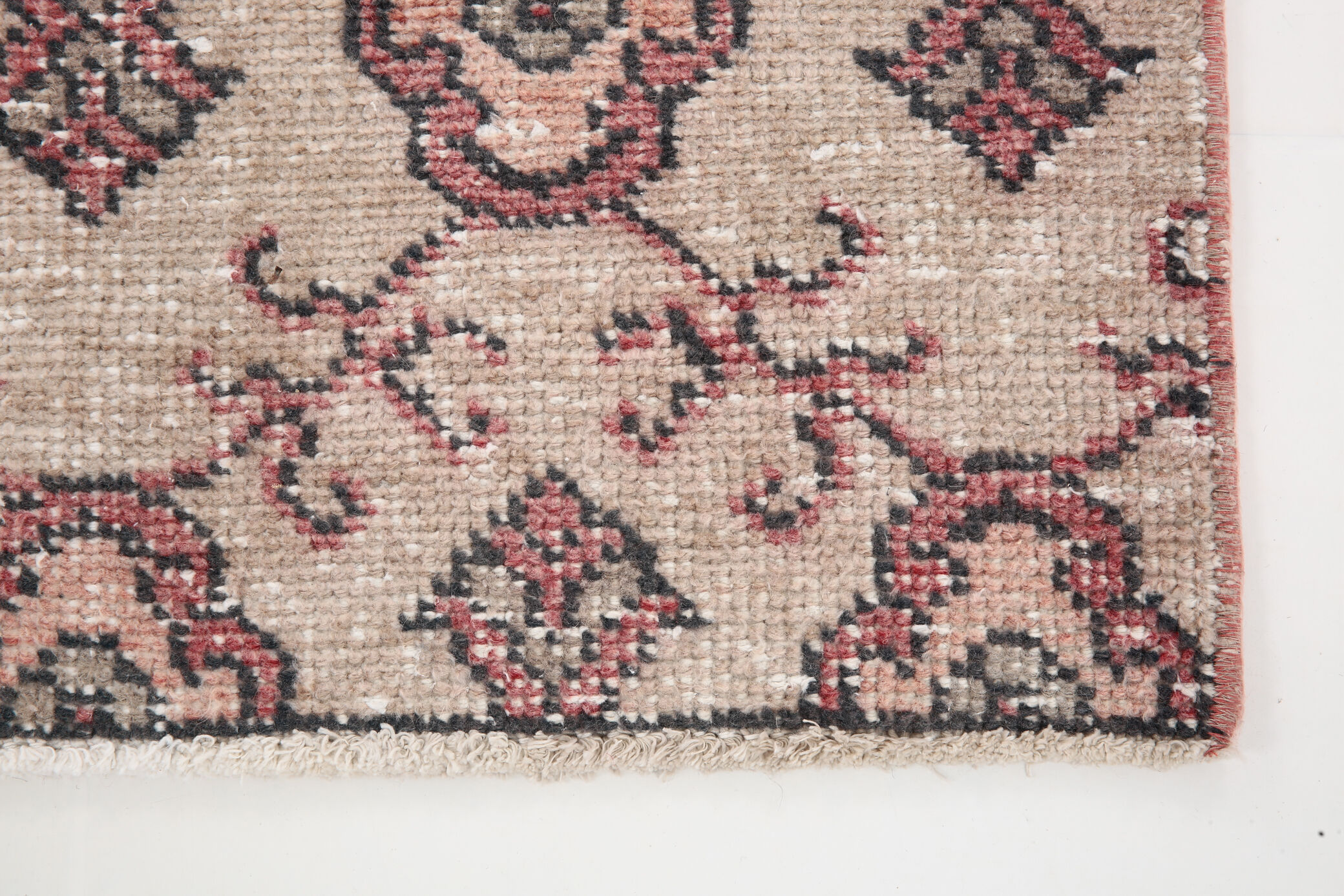 4x7 Red & Beige Floral Turkish Rug, 134x231Cm