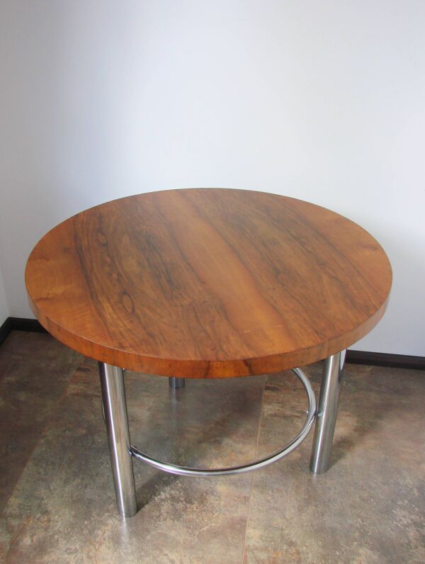 Table basse Bauhaus par Robert Slezák, années 1930