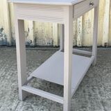 Side table, serving table, restyled, Art Deco