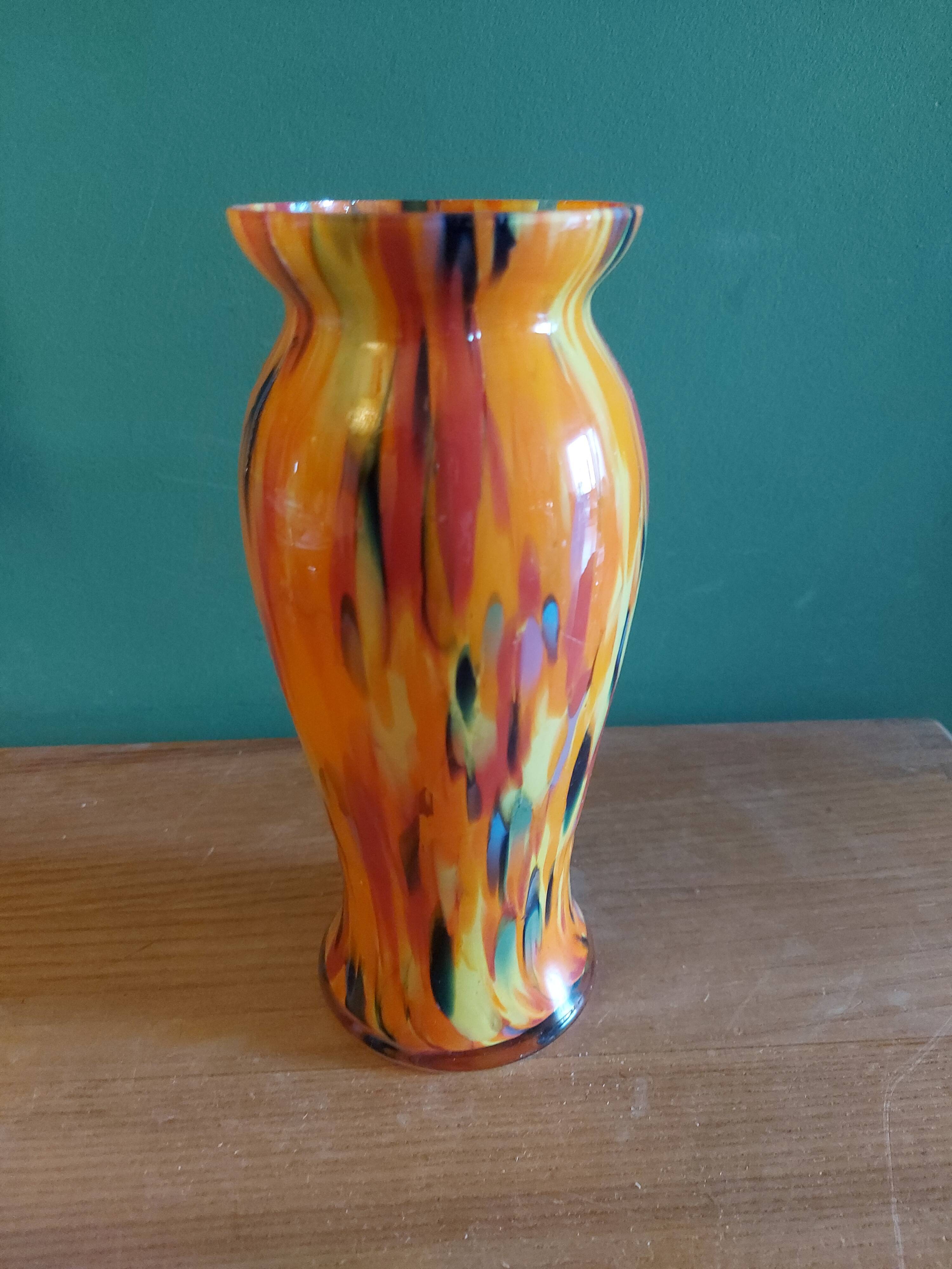 Murano glass vase