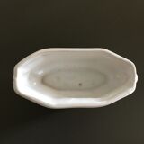 White earthenware planter