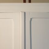 White parisian wardrobe in solid wood