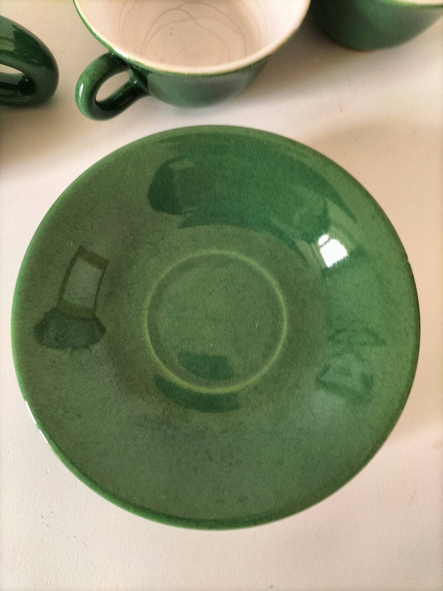 Teapot, 3 cups and sugar bowl KERALUC