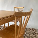 Dutch-1960s-dining-table and four chairs