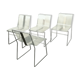 Filglass chairs by Jacques Charpentier plexi 1970