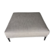Pouf gris taupe