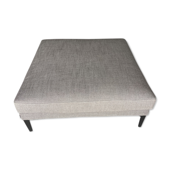 Taupe grey pouf