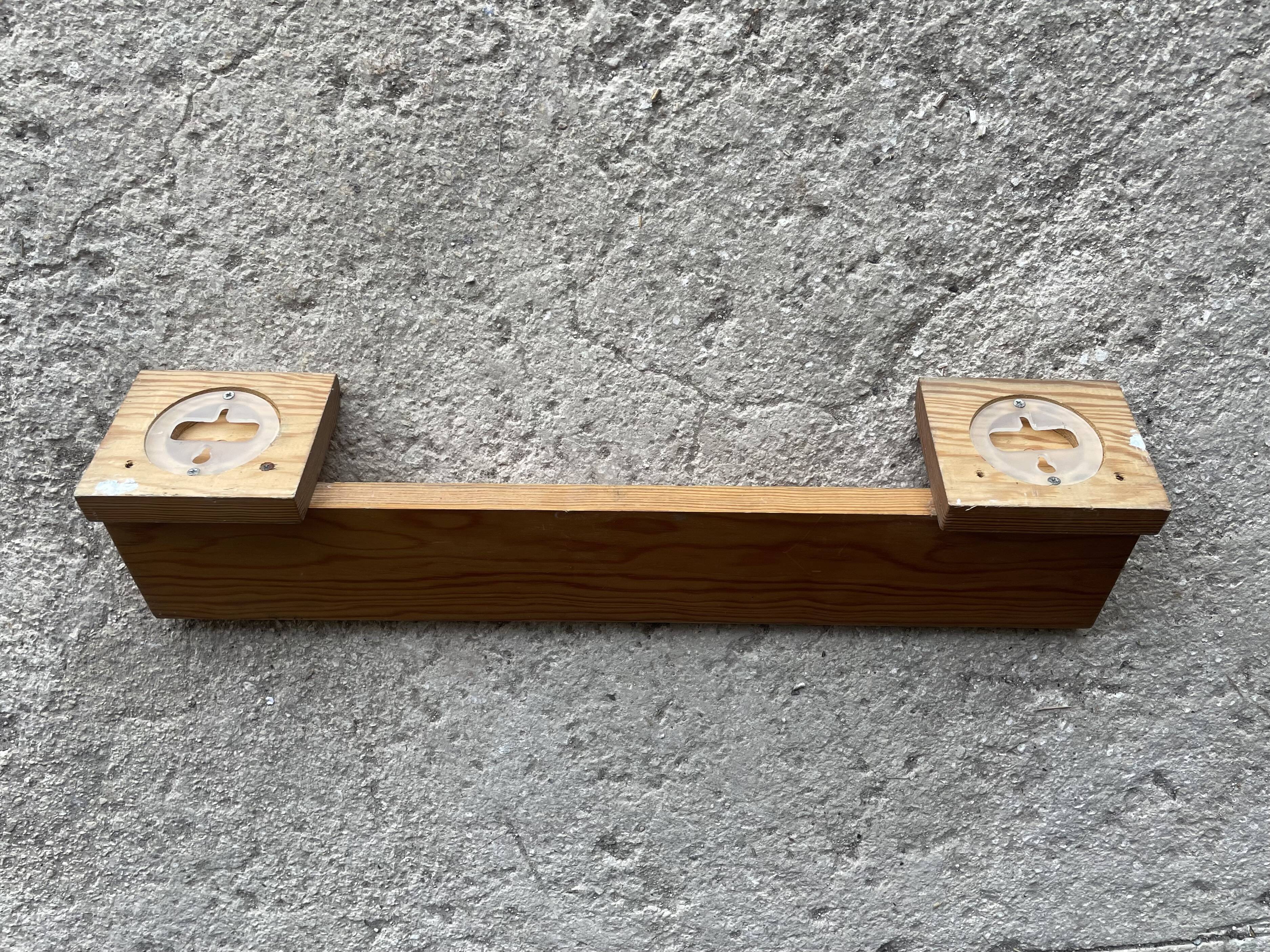 Vintage pine wall shelf