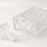 Rectangular crystal whiskey decanter