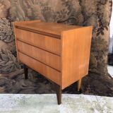 Vintage solid wood chest of drawers