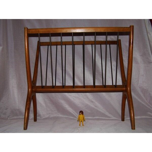 Scandinavian vintage design magazine holder