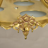 Gilded bronze chandelier