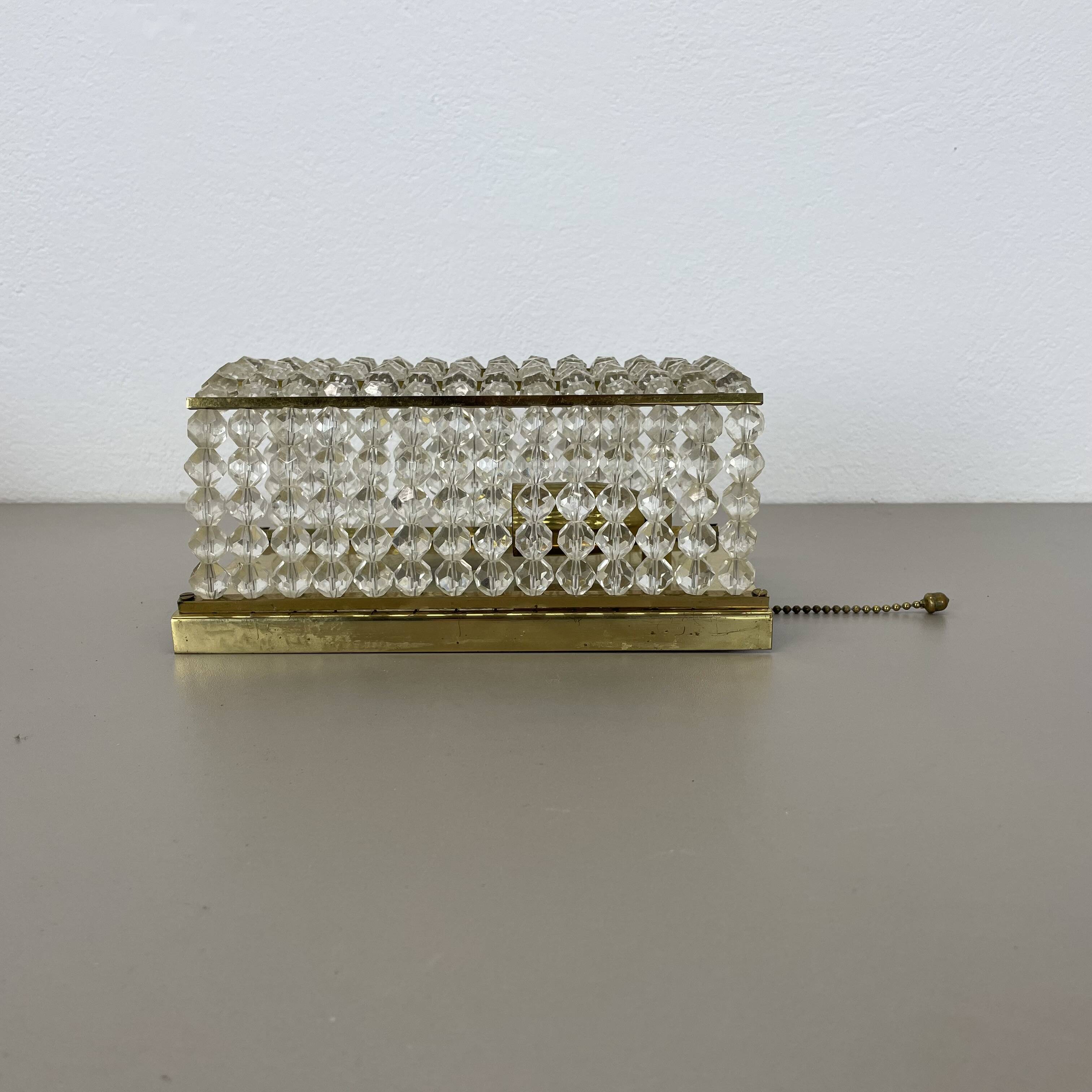 brass and aryl glass wall light sconce by Emil Stejnar, Austria, 1950s