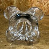 Lamp base Crystal of Sèvres France – vintage moulded crystal from the years