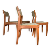 Chaises vintage scandinave en teck