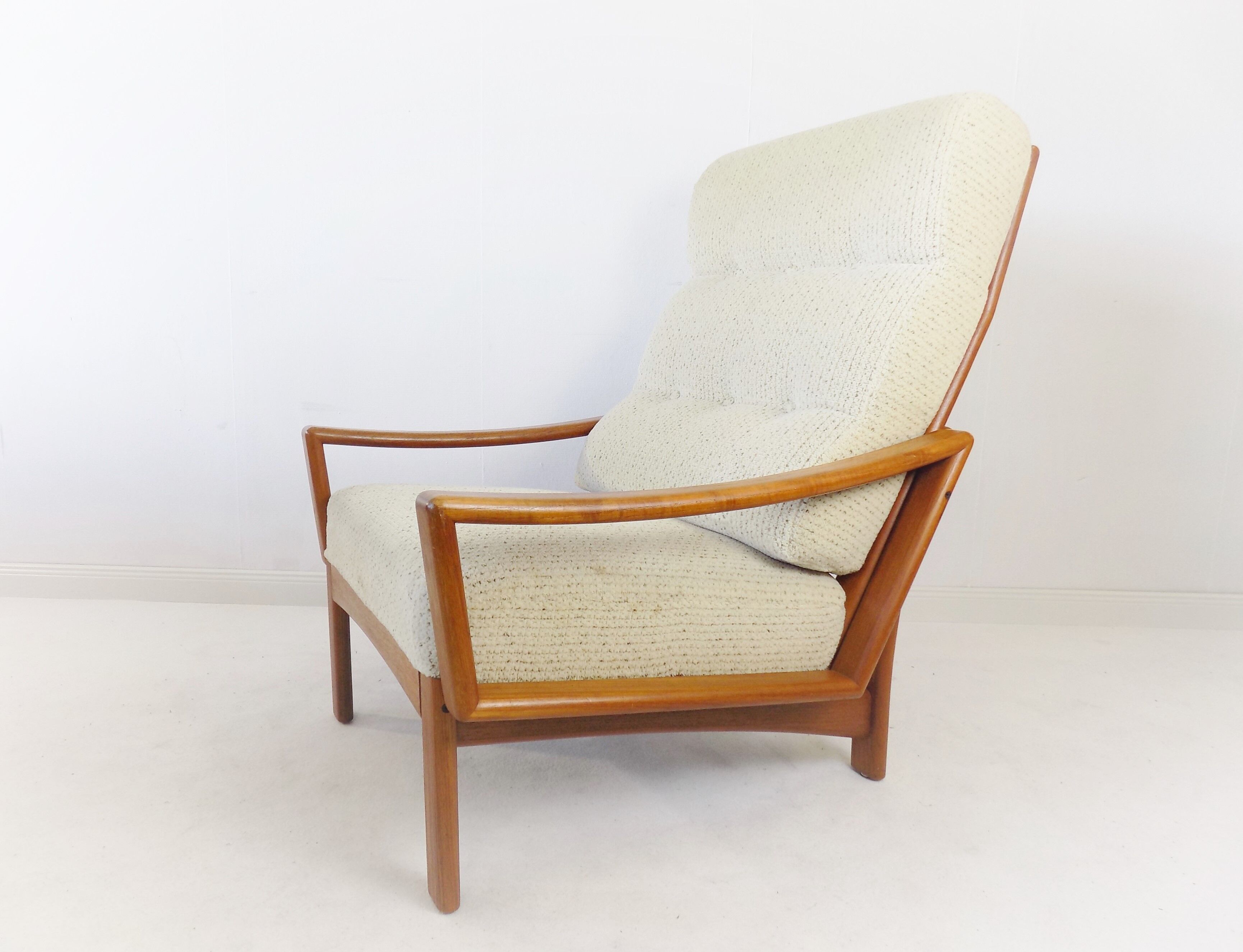 Glostrup teak armchair by Grete Jalk