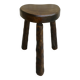 Tripod stool in solid wood, around 1960.