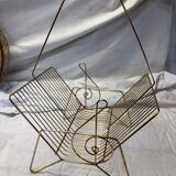 Vintage brass vinyl door