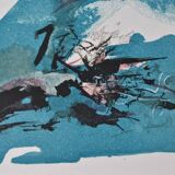 ZAO Wou-Ki: The Abyss, Woodcut