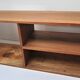 Shop display case shelf to lay in oak wood and old patinated pine