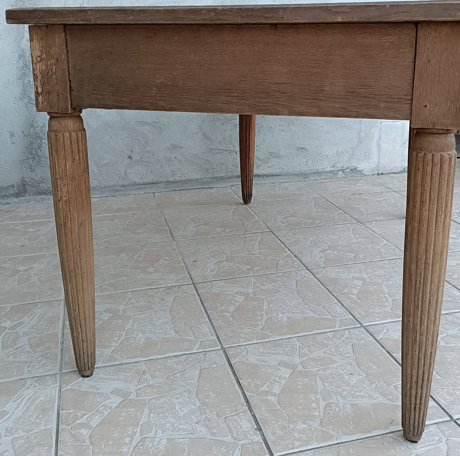 Art Deco oak table