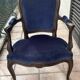 armchair with footrest