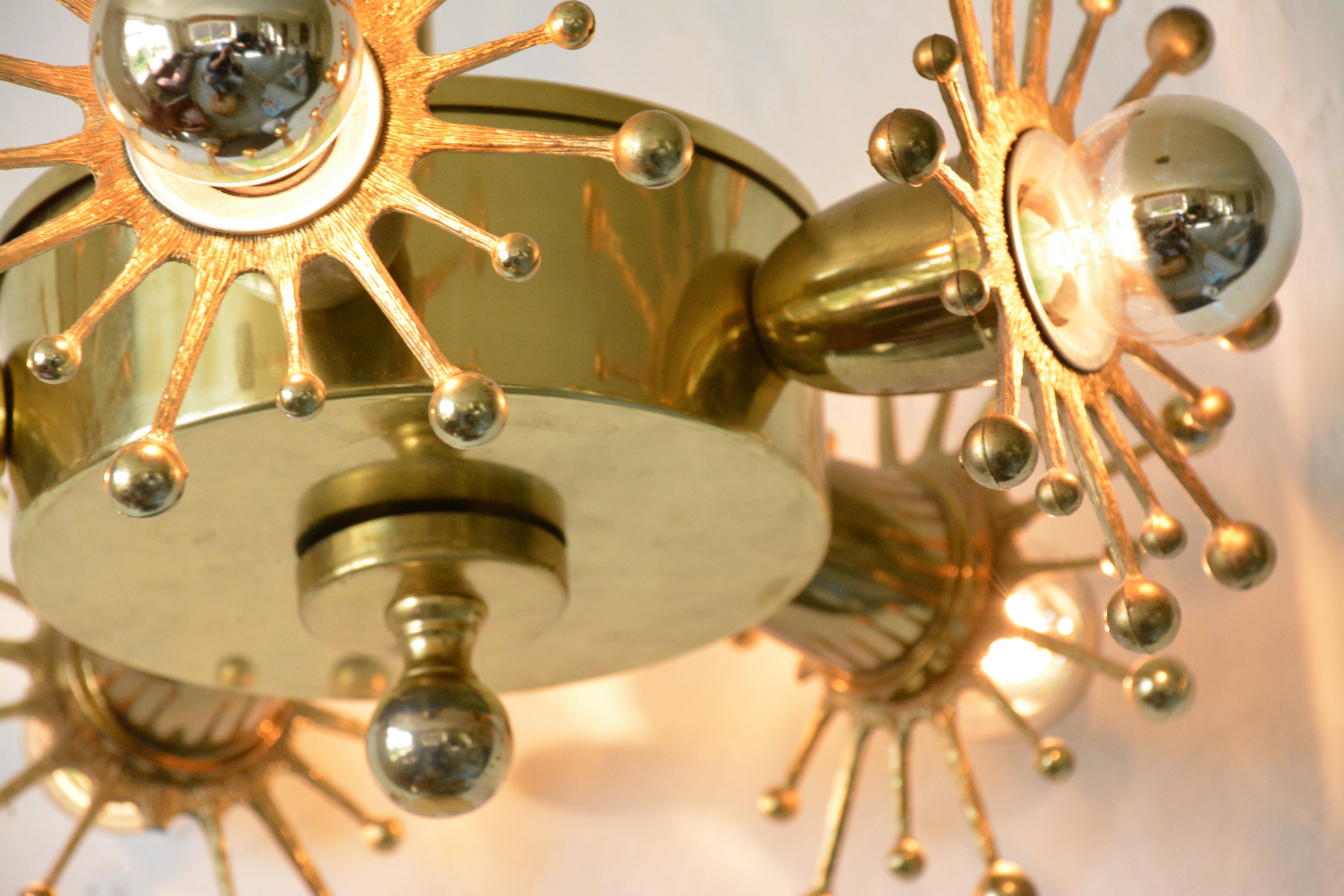 Space Age hanging lamp, 60s Sweden