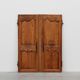 Pair of two Antique French Provincial hand carved doors, ca. 1880