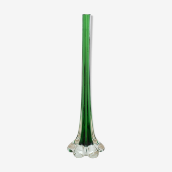 Vase soliflor vert pied éléphant