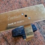 Golden coat rack with 3 hooks Evenlux 1970