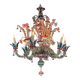 Venetian Rezzonico chandelier made of Murano glass circa 1900