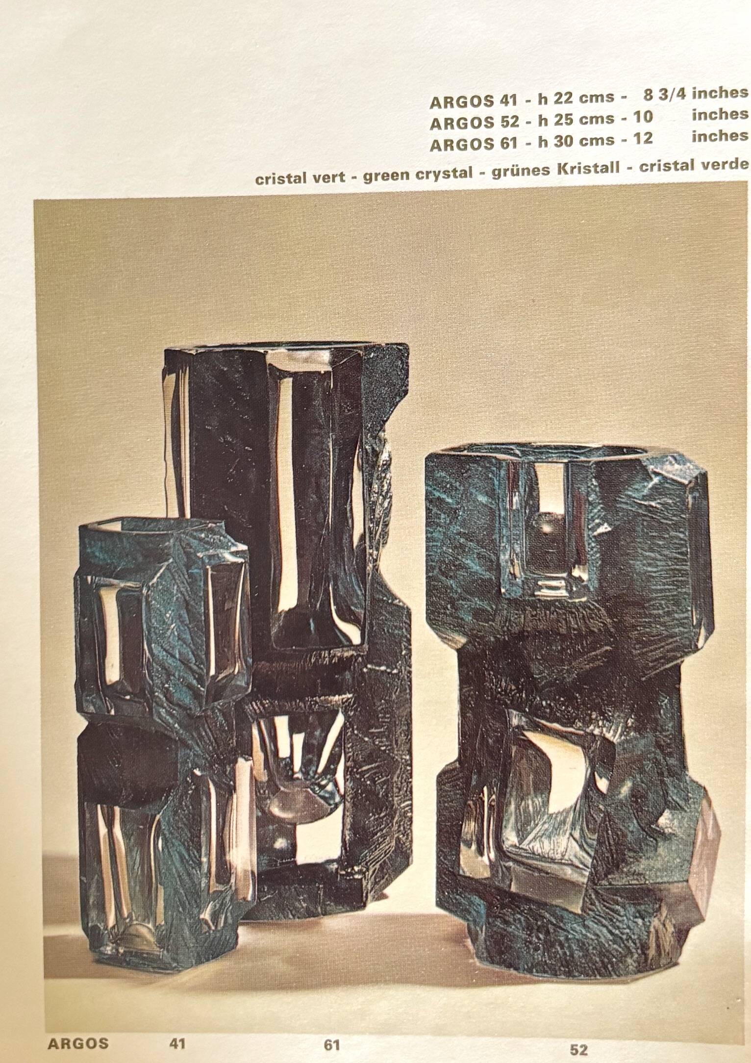 Vase Daum Argos 52, 1974