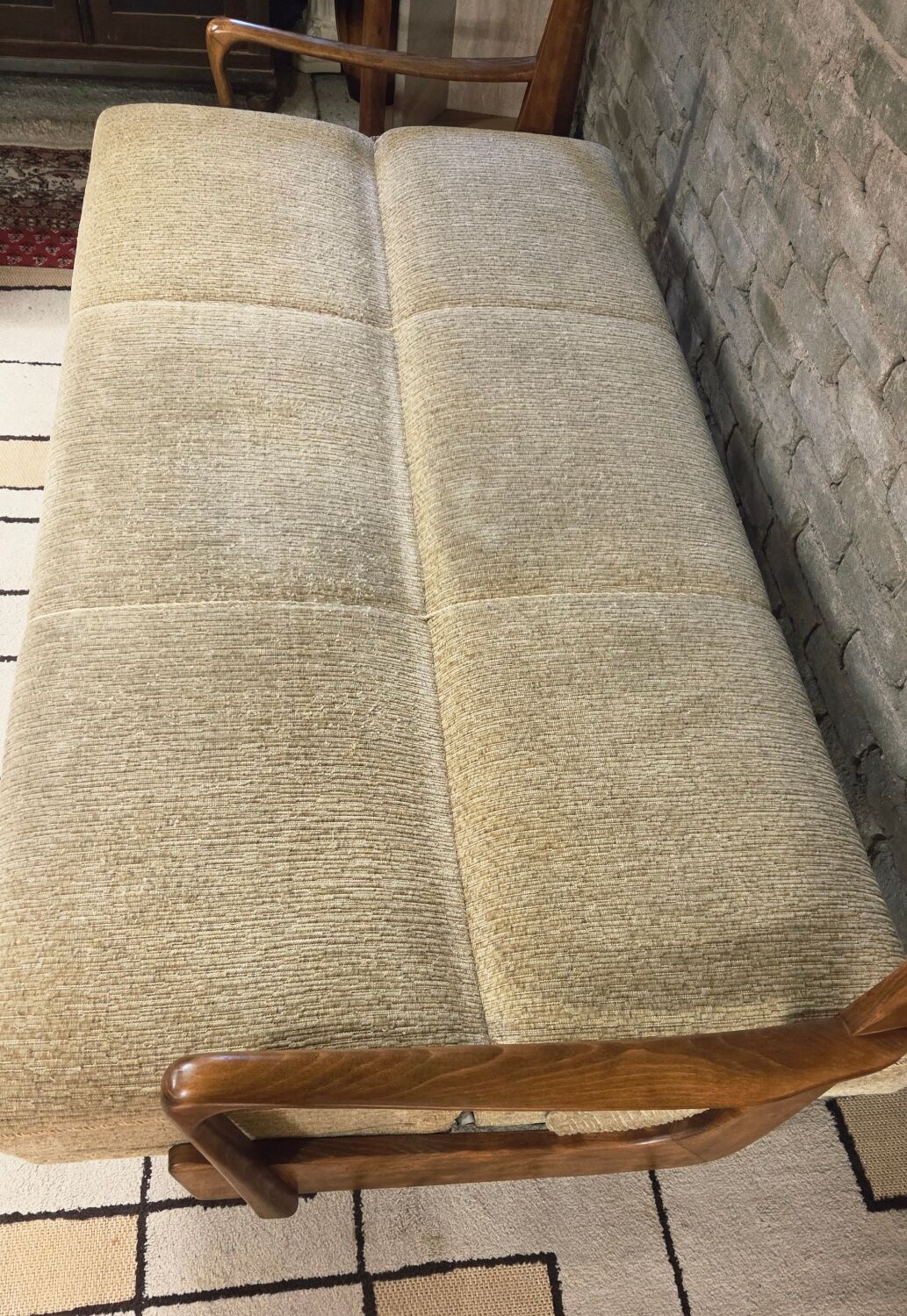 Scandinavian daybed canapé from the 1960s.