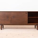 Sideboard, Skovby Møbler, Model 65, Chocolate Brown Stained Oak, Danish